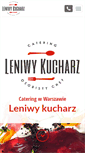 Mobile Screenshot of leniwykucharz.pl